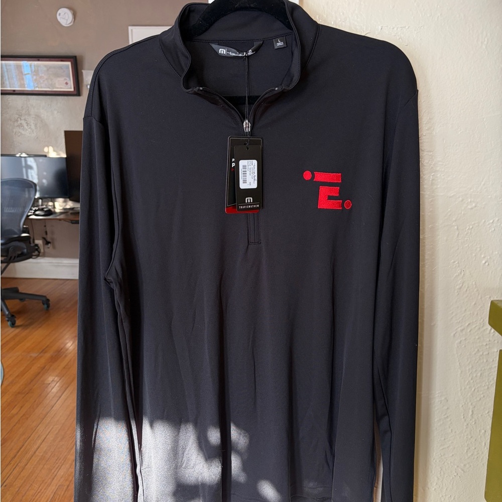 Travis Mathew Black Quarter Zip